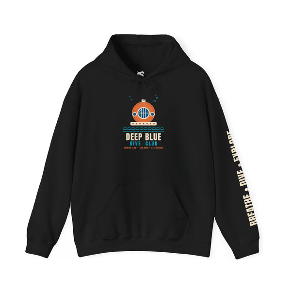 Deep Blue Dive Club Hoodie