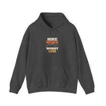 Load image into Gallery viewer, Hike More Worry Less Hoodie - Mountain Hiking Hoodie