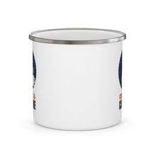 Load image into Gallery viewer, Coffee & Campfire Enamel Camping Mug