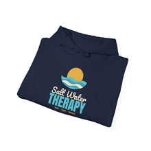 Load image into Gallery viewer, Salt Water Therapy Hoodie - Ocean Waves & Sunset Surf Sweatshirt