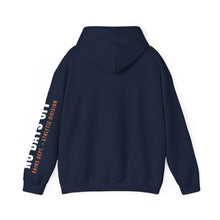 Load image into Gallery viewer, Gains Department Hoodie - Varsity Gym Sweatshirt with No Days Off Sleeve Print