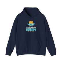 Load image into Gallery viewer, Salt Water Therapy Hoodie - Ocean Waves & Sunset Surf Sweatshirt
