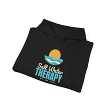 Load image into Gallery viewer, Salt Water Therapy Hoodie - Ocean Waves & Sunset Surf Sweatshirt