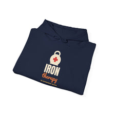 Load image into Gallery viewer, Iron Therapy Hoodie - Kettlebell Gym Workout Sweatshirt