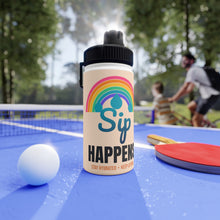 Load image into Gallery viewer, Sip Happens Rainbow Hydration Stainless Steel Water Bottle