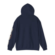 Load image into Gallery viewer, Campfire Crew Hoodie - Tent & Campfire Camping Sweatshirt with Sleep Under the Stars Sleeve Print