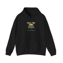 Load image into Gallery viewer, Trail Time Hoodie - Retro Sunset Mountain Hiking Hoodie