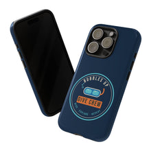 Load image into Gallery viewer, Dive Crew Phone Case - Bubbles Up Scuba Tough Case
