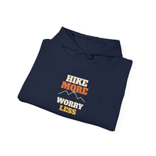 Load image into Gallery viewer, Hike More Worry Less Hoodie - Mountain Hiking Hoodie