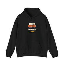 Load image into Gallery viewer, Hike More Worry Less Hoodie - Mountain Hiking Hoodie