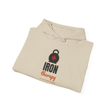 Load image into Gallery viewer, Iron Therapy Hoodie - Kettlebell Gym Workout Sweatshirt