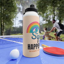 Load image into Gallery viewer, Sip Happens Rainbow Hydration Stainless Steel Water Bottle