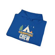 Load image into Gallery viewer, Campfire Crew Hoodie - Retro Camping Tent & Stars Sweatshirt