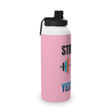 Load image into Gallery viewer, Stronger Than Yesterday Motivational Sports Water Bottle