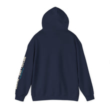 Load image into Gallery viewer, Deep Blue Dive Club Hoodie - Vintage Diving Helmet Scuba Sweatshirt with Sleeve Print