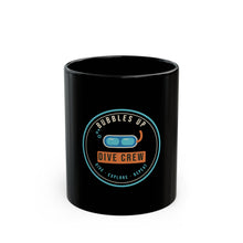 Load image into Gallery viewer, Dive Crew Mug - Bubbles Up Scuba Black Coffee Mug