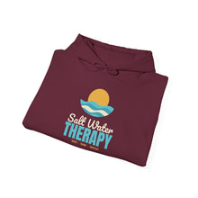 Load image into Gallery viewer, Salt Water Therapy Hoodie - Ocean Waves & Sunset Surf Sweatshirt