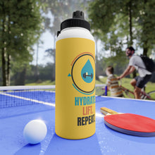 Load image into Gallery viewer, Hydrate Lift Repeat Stainless Steel Water Bottle