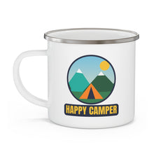Load image into Gallery viewer, Happy Camper Enamel Camping Mug