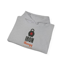 Load image into Gallery viewer, Iron Therapy Hoodie - Kettlebell Gym Workout Sweatshirt