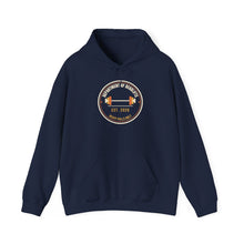 Load image into Gallery viewer, Department of Deadlifts Hoodie - Barbell Badge Gym Sweatshirt