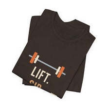 Load image into Gallery viewer, Lift. Sip. Repeat. Tee