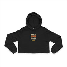 Load image into Gallery viewer, Hike More Worry Less Cropped Hoodie - Women's Mountain Hiking Pullover