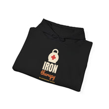 Load image into Gallery viewer, Iron Therapy Hoodie - Kettlebell Gym Workout Sweatshirt
