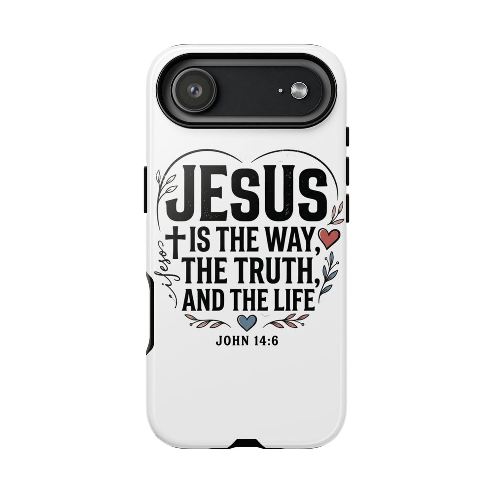 Jesus Is The Way iPhone Case — John 14:6 Christian Phone Cover