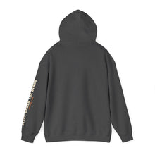 Load image into Gallery viewer, Campfire Crew Hoodie - Tent &amp; Campfire Camping Sweatshirt with Sleep Under the Stars Sleeve Print