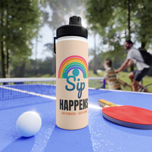 Load image into Gallery viewer, Sip Happens Rainbow Hydration Stainless Steel Water Bottle