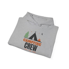 Load image into Gallery viewer, Campfire Crew Hoodie - Retro Camping Tent &amp; Stars Sweatshirt