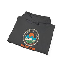Load image into Gallery viewer, Summit Society Trail Crew Hoodie - Mountain Hiking Sweatshirt with Sleeve Print