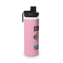 Load image into Gallery viewer, Stronger Than Yesterday Motivational Sports Water Bottle