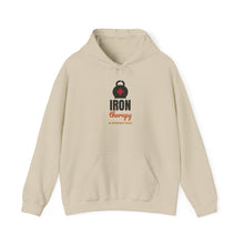 Load image into Gallery viewer, Iron Therapy Hoodie - Kettlebell Gym Workout Sweatshirt