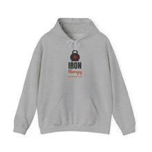 Load image into Gallery viewer, Iron Therapy Hoodie - Kettlebell Gym Workout Sweatshirt