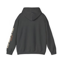 Load image into Gallery viewer, Campfire Crew Hoodie - Tent &amp; Campfire Camping Sweatshirt with Sleep Under the Stars Sleeve Print