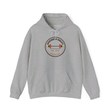 Load image into Gallery viewer, Department of Deadlifts Hoodie - Barbell Badge Gym Sweatshirt